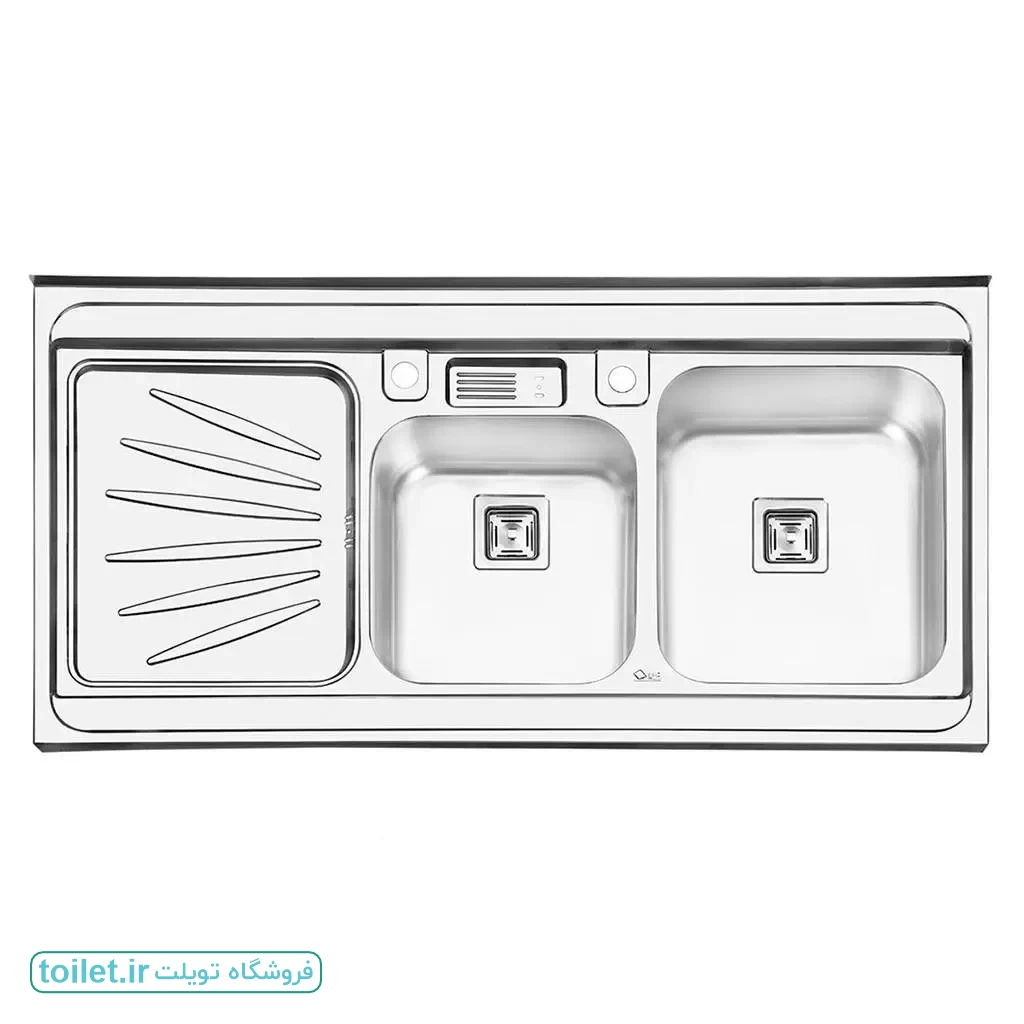 سینک ظرفشویی ایلیا استیل مدل 1061 استیل سینک ظرفشویی ایلیا استیل مدل 1061 استیل